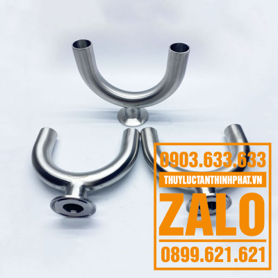 U tê nối clamp inox vi sinh