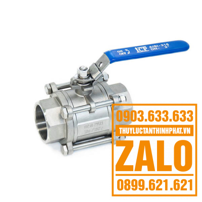 VAN BI INOX 3 THÂN NỐI REN