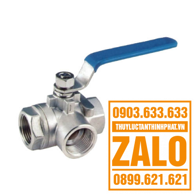 VAN BI REN INOX 3 NGÃ TAY GẠT