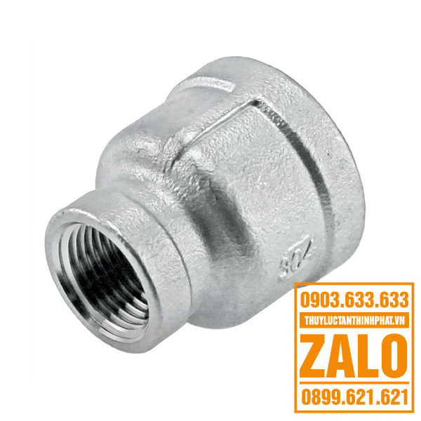 Côn thu (bầu giảm) ren inox
