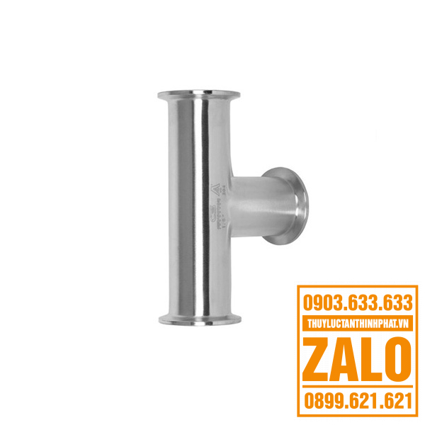 Tê đều vi sinh inox đầu nối clamp