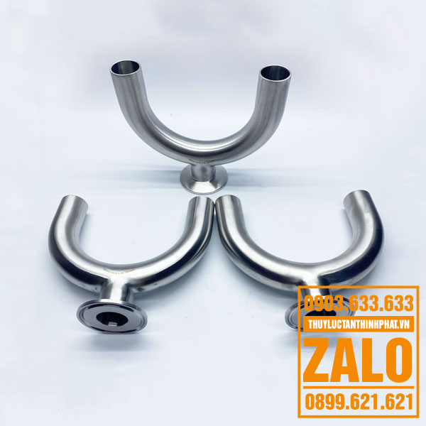 U tê nối clamp inox vi sinh