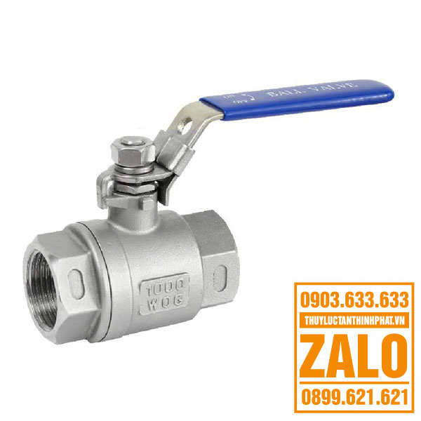 VAN BI INOX 2 THÂN NỐI REN