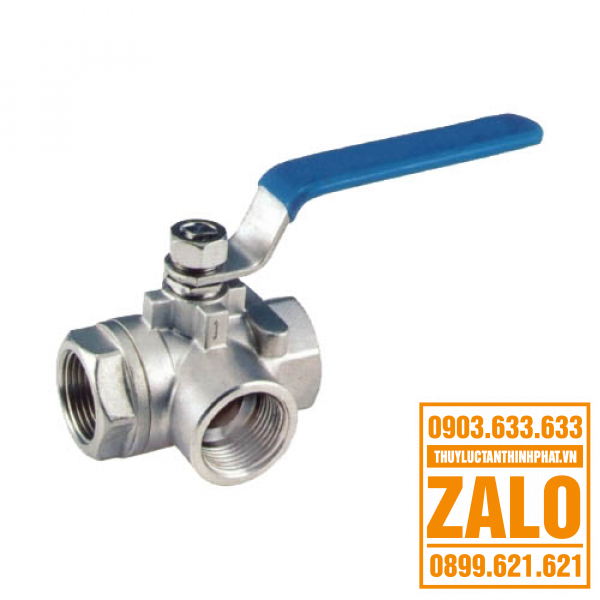 VAN BI REN INOX 3 NGÃ TAY GẠT
